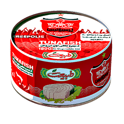 کنسرو ماهی تون با فلفل قرمز در روغن 180 گرم